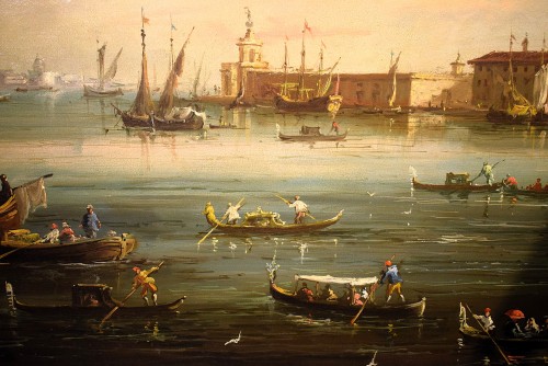 19th century - Venice, Panorama of the Grand Canal, Jose Martorell Puidomenech (1800-1900)